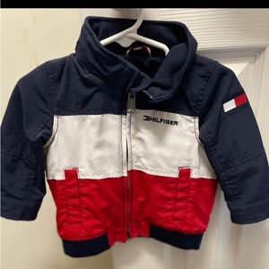 Baby tommy hilfigure jacket, size 6-9 mos